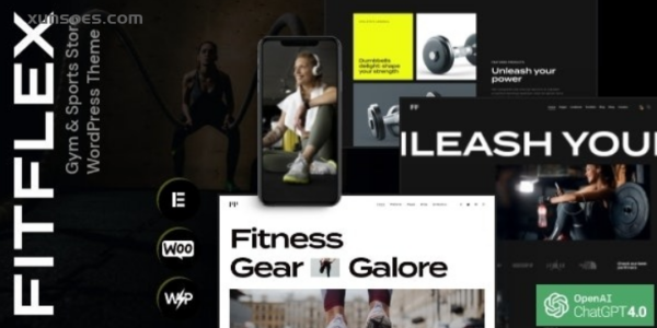 FitFlex Gym Sports Store WordPress Theme 1.0.0 GPL Theme