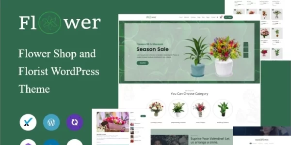 Flower Shop and Florist WordPress Theme 1.0.0 GPL Theme