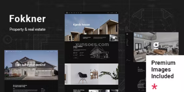 Fokkner Real Estate and Property Theme 1.1 GPL Theme
