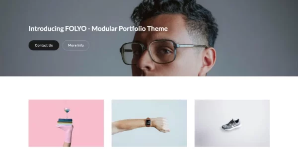 Folyo Modular Portfolio Theme 1.0 GPL Theme