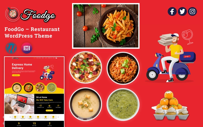 FoodGo – Restaurant WordPress Theme 1.00 GPL Theme