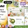Foodano Natural Food Shop Grocery WordPress Theme 1.0.1 GPL Theme