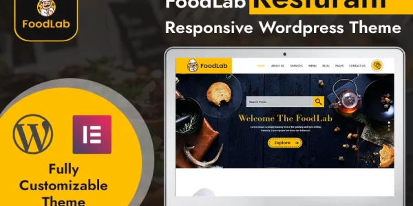 Foodlab Resturant Premium WordPress Theme WordPress Theme 1.0.0 GPL Theme