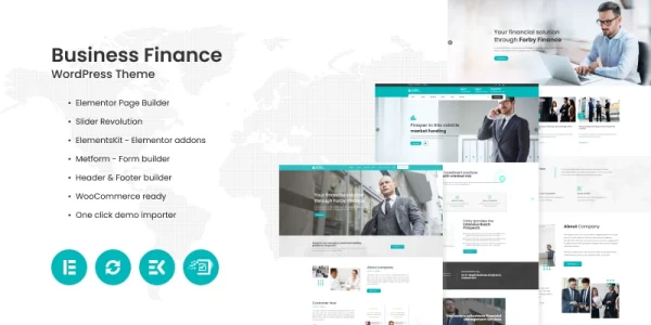 Forby Business Finance WordPress Theme 1.0.2 GPL Theme