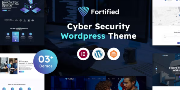 Fortified | IT Cyber Security WordPress Theme 1.0 1.0 GPL Theme