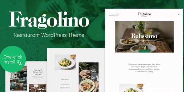 Fragolino Exquisite Restaurant WordPress Theme 1.0.9 GPL Theme