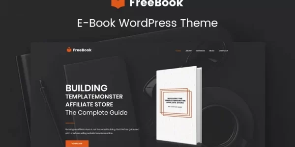 FreeBook Ebooks Multipurpose Modern WordPress Elementor Theme WordPress Theme 1.0.0 GPL Theme