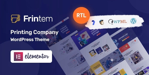 Frintem Printing Company WordPress Theme 1.0.4 GPL Theme