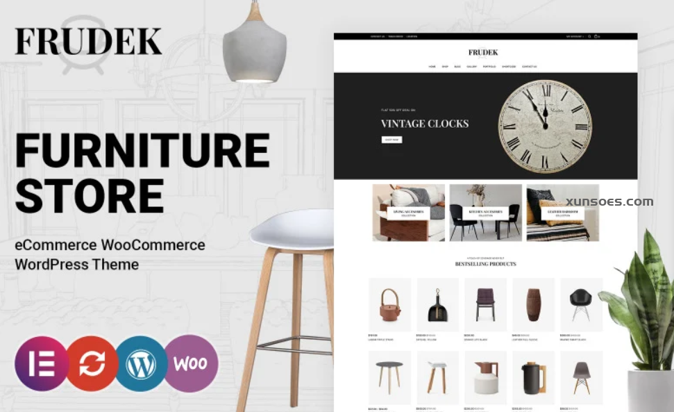 Frudek Home Decor and Furniture WooCommerce Theme 1.0 GPL Theme