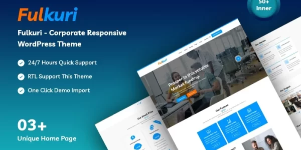 Fulkuri Corporate Business WordPress Theme 1.0.0 GPL Theme
