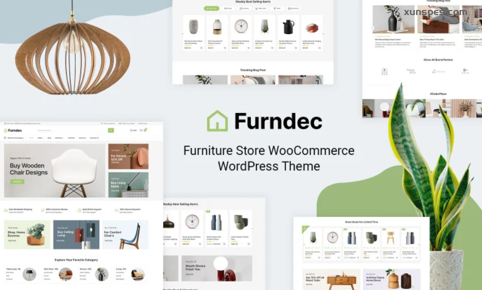 Furndec Furniture, Decor and Handicrafts WooCommerce Theme 1.0.0 GPL Theme