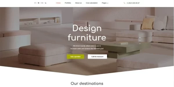 Furnitex furniture design and manufacturer WordPress Theme 1.0.0 GPL Theme
