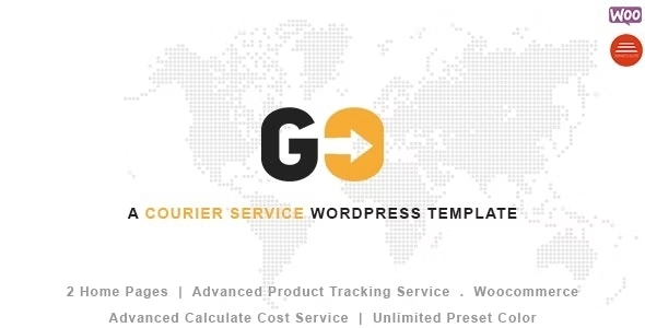 GO Courier– Delivery Transport WordPress Theme 2.5.3 GPL Theme