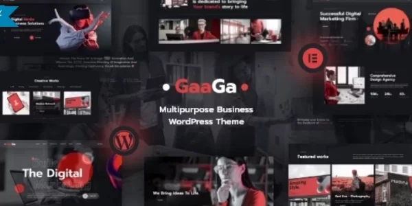 Gaaga Creative Agency Theme 1.0.9 GPL Theme