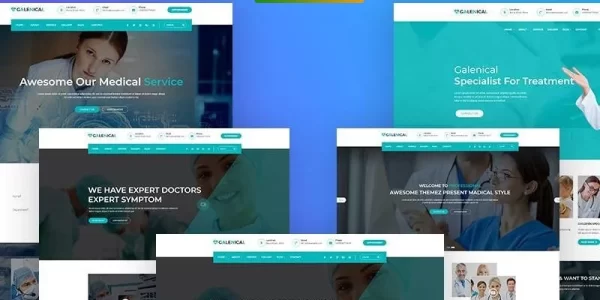 Galenical Medical Health Service Responsive WordPress Theme 2.0.0 GPL Theme