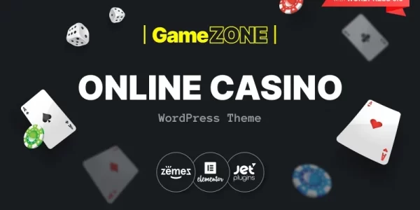 GameZone Online Casino WordPress theme WordPress Theme 1.0.1 GPL Theme