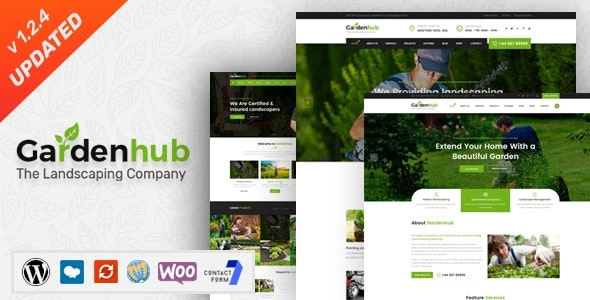 Garden HUB 1.3.8 GPL Theme