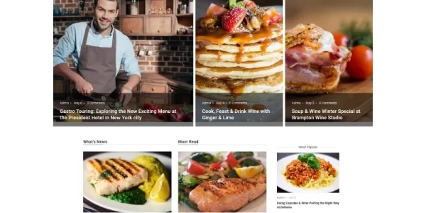 Gastronomix Restaurant WordPress Elementor Theme WordPress Theme 1.1.0 GPL Theme