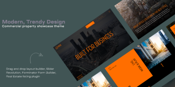 Gemini Real Estate WordPress Theme 1.0.1 GPL Theme