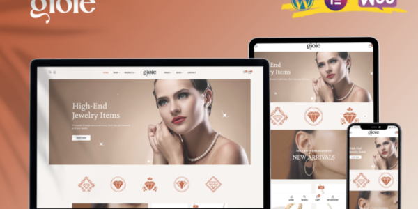 Gioie Jewelry Store WooCommerce Theme 1.0.1 GPL Theme