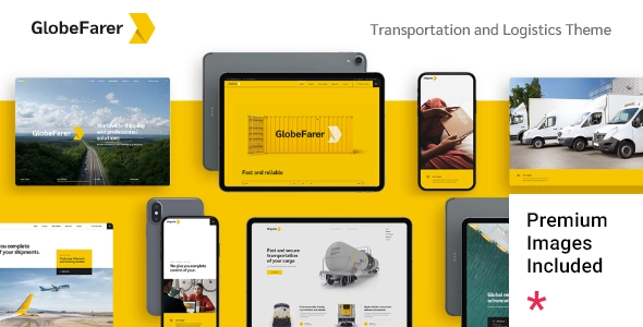 GlobeFarer Transportation and Logistics Theme 1.2 GPL Theme
