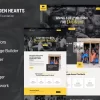 Golden Hearts Fundraising Charity Theme 1.0.7 GPL Theme