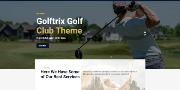 Golftrix | Golf Club WordPress Theme 1.0.0 GPL Theme