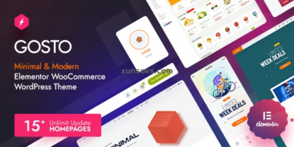 Gosto Multipurpose eCommerce WordPress Theme 1.6.1 GPL Theme
