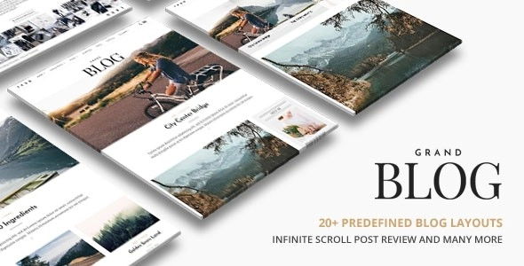 Grand Blog WordPress 3.1 GPL Theme