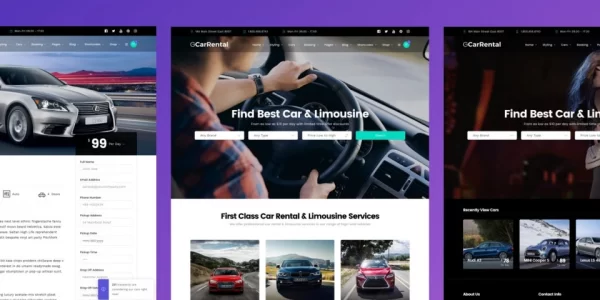 Grand Car Rental | Limousine Car Rental WordPress 2.7 GPL Theme