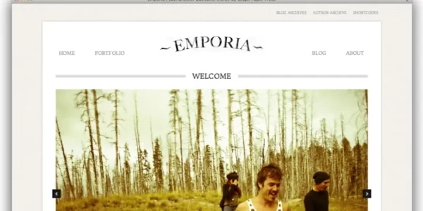Graph Paper Press Emporia WordPress Theme 2.0 GPL Theme