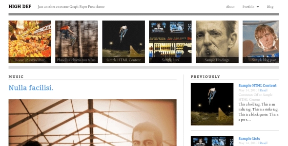 Graph Paper Press High-Def WordPress Theme 4.0.1 GPL Theme