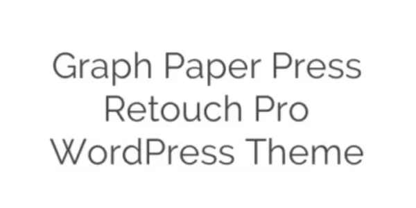 Graph Paper Press Retouch WordPress Theme 1.0.5 GPL Theme