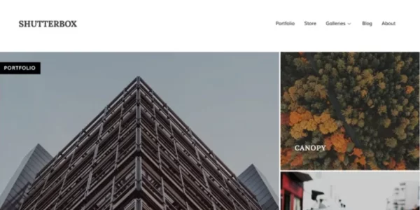 Graph Paper Press Shutterbox WordPress Theme 1.0 GPL Theme