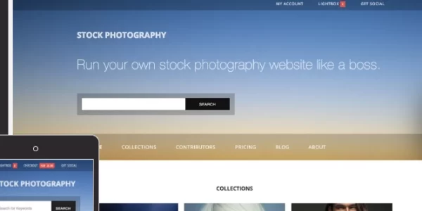 Graph Paper Press Stock Photography WordPress Theme 1.3.3 GPL Theme