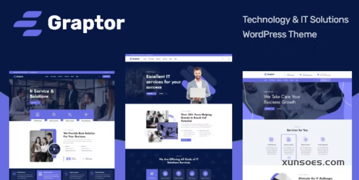Graptor Technology IT Solutions WordPress Theme 1.0 GPL Theme