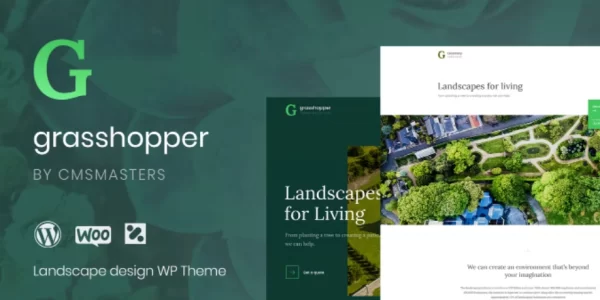 Grasshopper Landscape Desig| Gardening Services 1.1.0 GPL Theme
