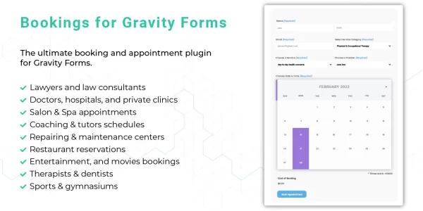 Gravity Forms Bookings 2.20 GPL Plugins
