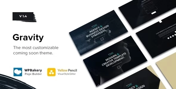 Gravity Multi-Purpose Coming Soon Theme 1.0.3 GPL Theme