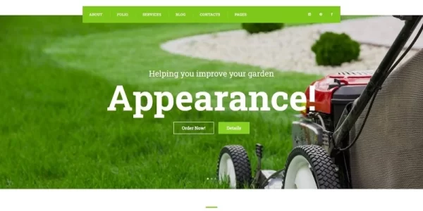 GreenField Lawn Mowing Company Responsive WordPress Theme 1.0.0 GPL Theme