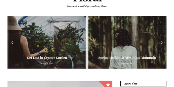 GretaThemes – Floral 1.2.6 GPL Theme