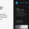 Griddr Animated Grid Creative WordPress Theme 1.0.4 GPL Theme