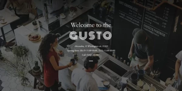 Gusto Cafe Restaurant WordPress Theme 1.0.0 GPL Theme