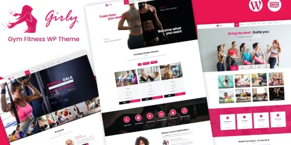 Gym Fitness WordPress Theme 2.5 GPL Theme