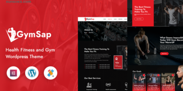 Gymsap Health Fitness and Gym WordPress Theme 1.0.0 GPL Theme