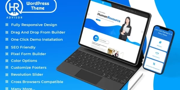HR Advisor-Human Resources And Recruiting WordPress Theme 1.0.0 GPL Theme