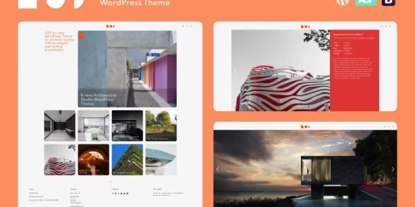 HUS Architecture Studio Works WordPress Theme 1.0.6 GPL Theme