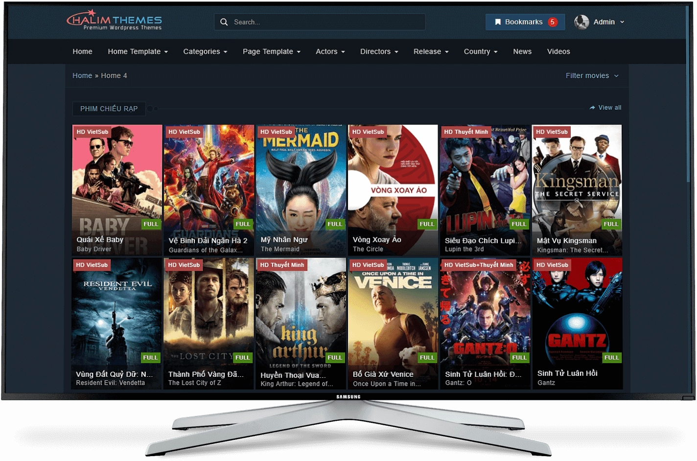 HaLimMovie – WordPress Movies and TV Shows Theme 5.5.4 GPL Theme