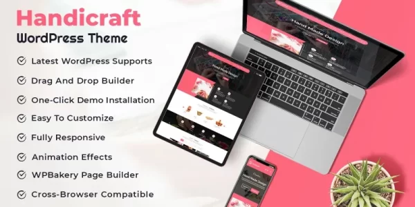 Handicraft Handmade Shop WordPress Theme 1.0.0 GPL Theme