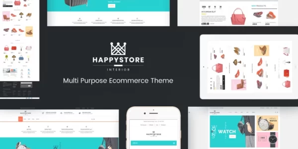 HappyStore WordPress WooCommerce Theme 1.6.5 GPL Theme